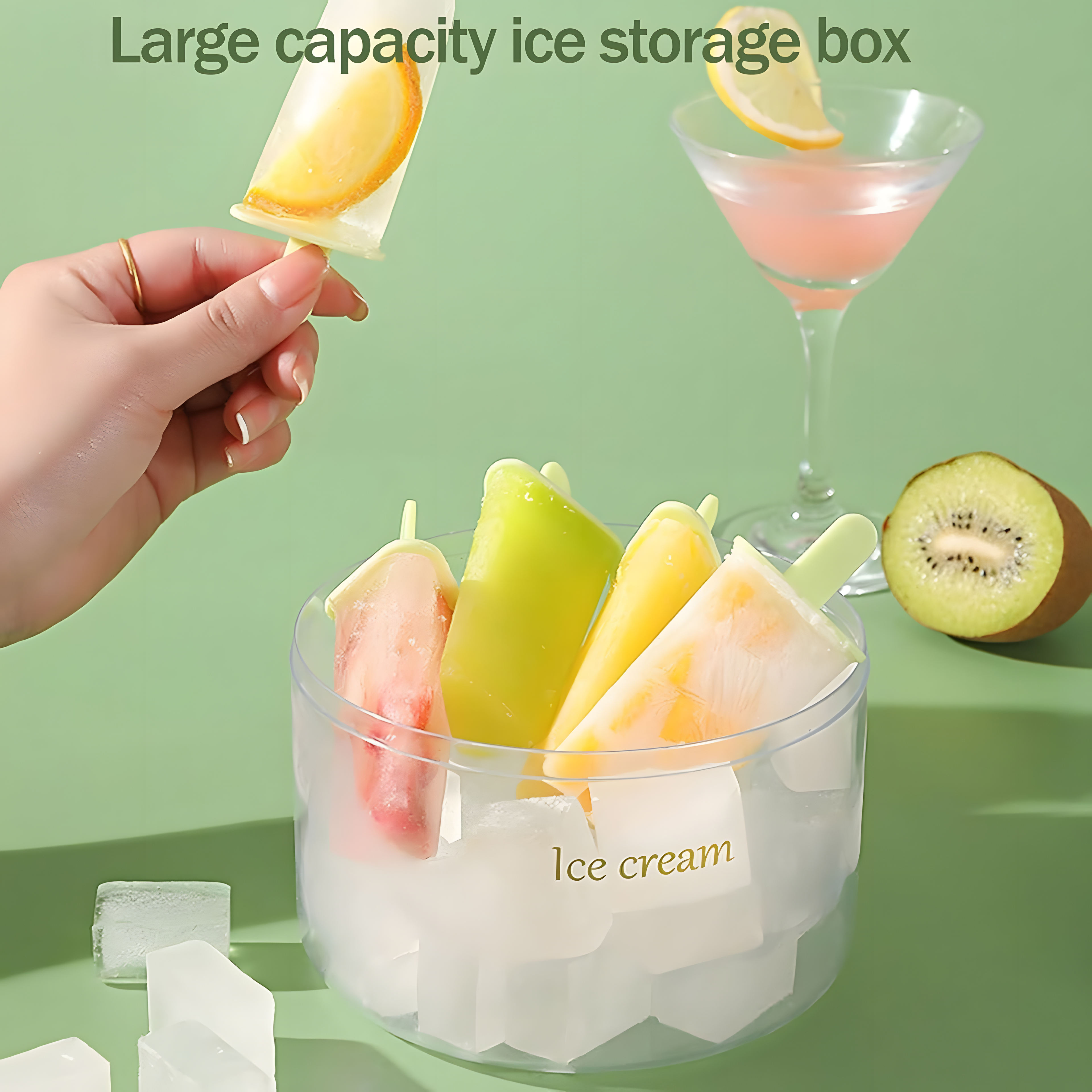 DIY 8 Pieces Ice Pop Mold