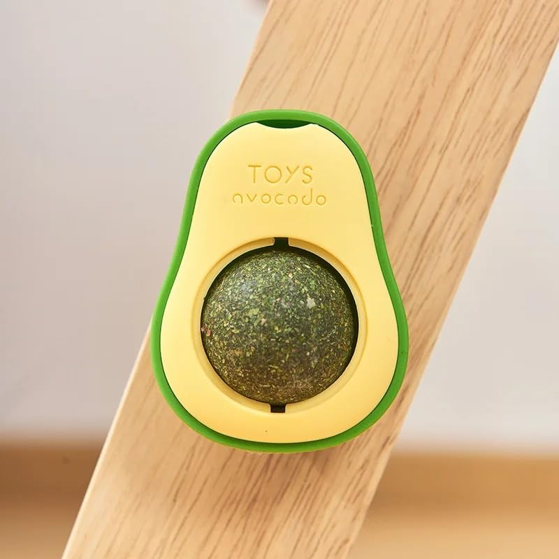 Catnip Minty Avocado Ball Toy for Cats