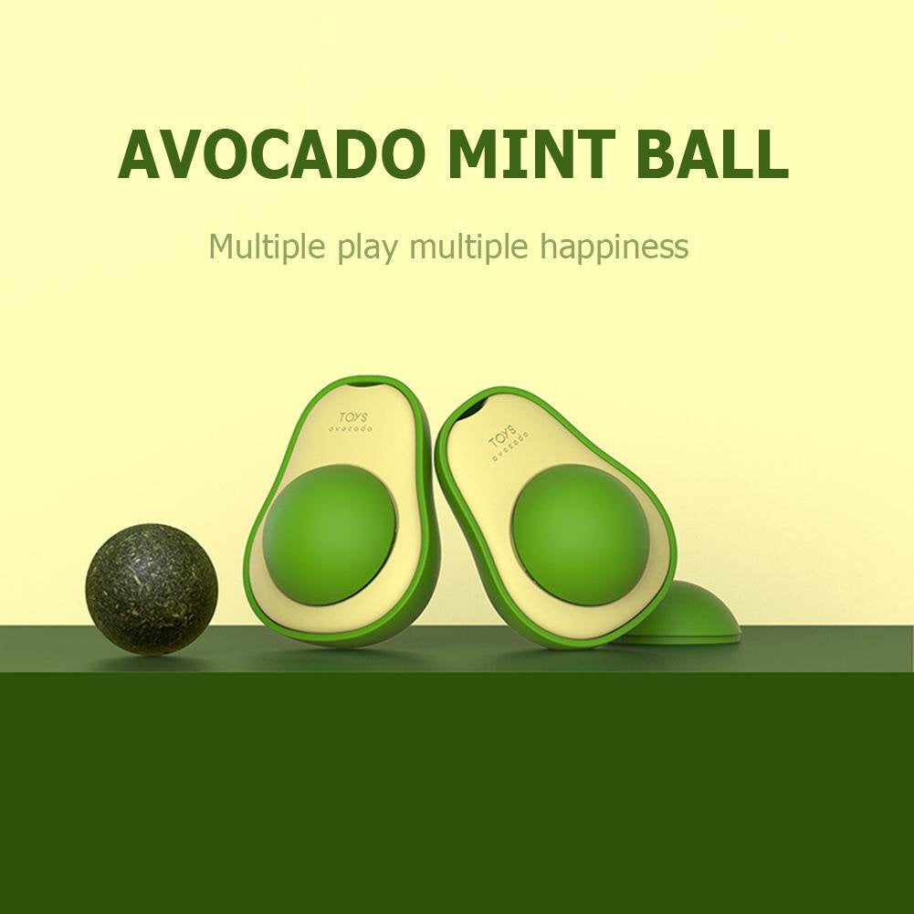 Catnip Minty Avocado Ball Toy for Cats