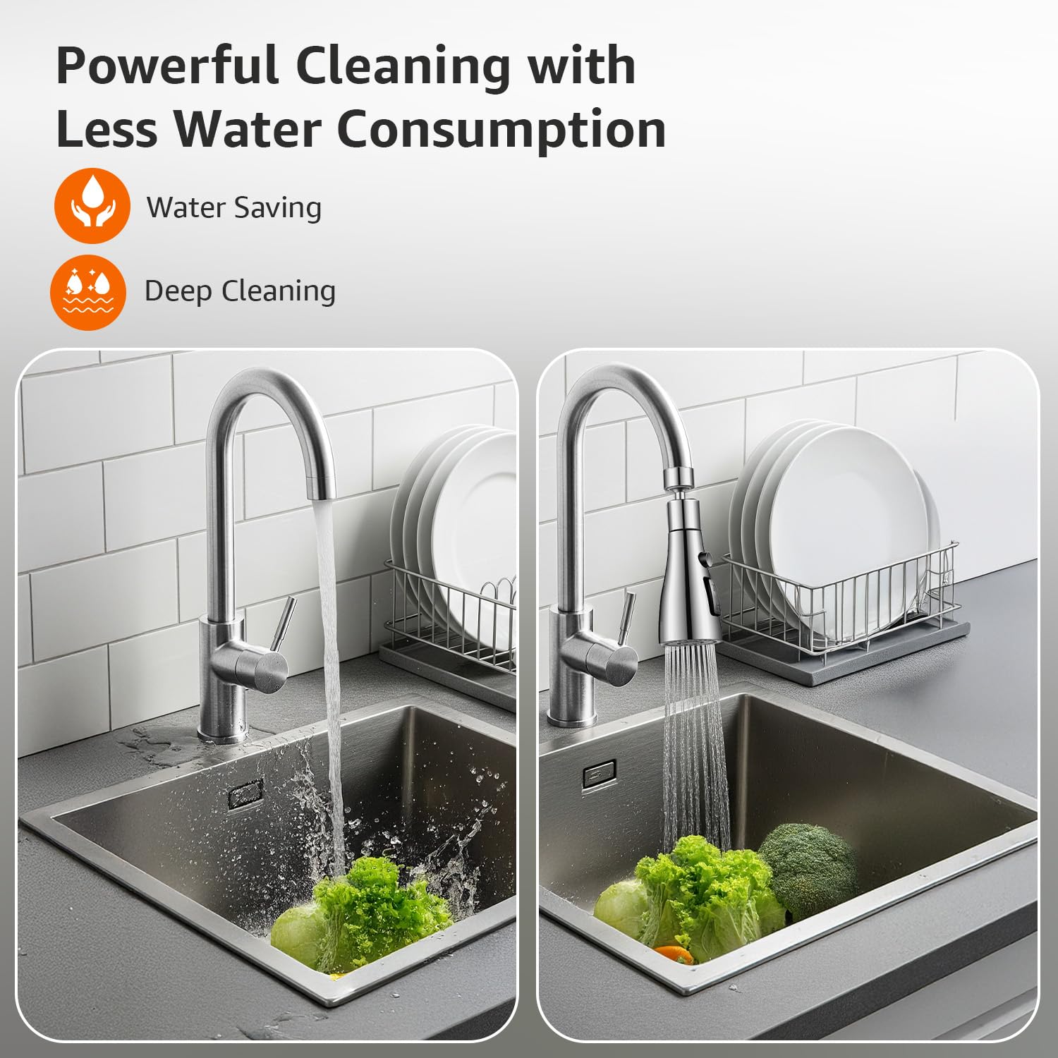 3in1 Modes Kitchen Sink Faucet