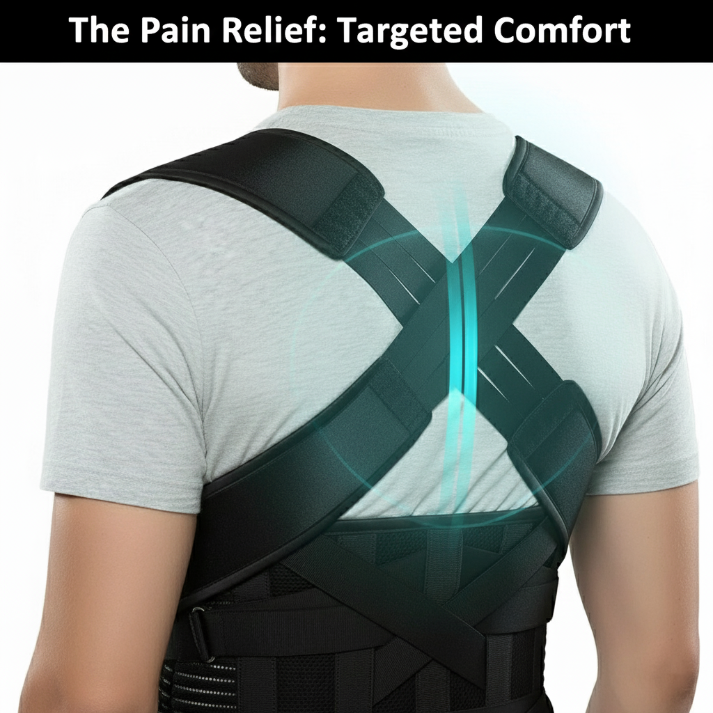 Adjustable Posture Corrector Unisex Belt for - Free Size