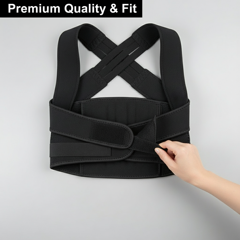 Adjustable Posture Corrector Unisex Belt for - Free Size