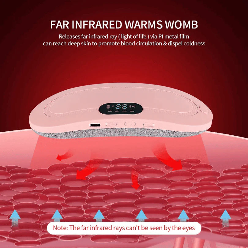 Portable Cordless Menstrual  Heating Pad - Rechargeable