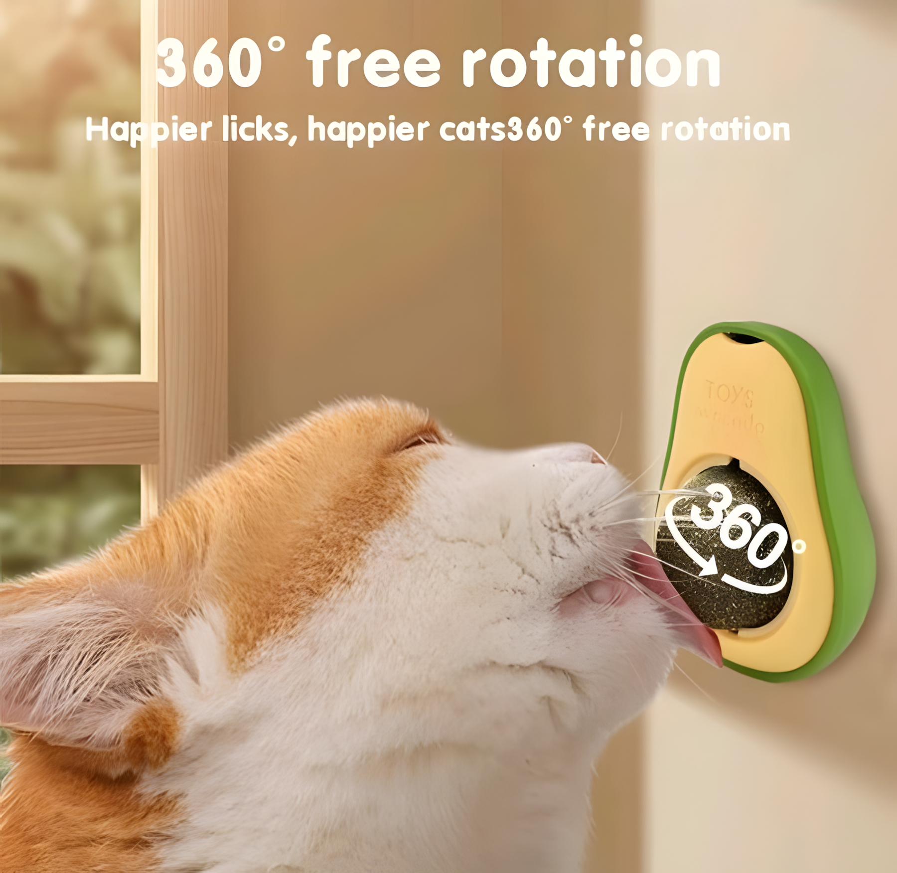 Catnip Minty Avocado Ball Toy for Cats