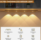 LED PIR Motion Sensor Light With USB Recharging
