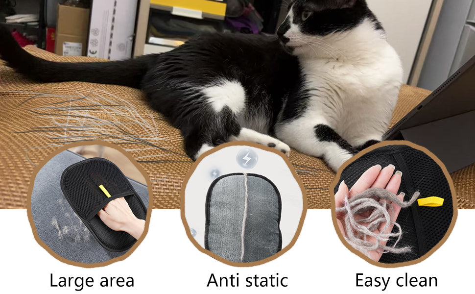 Pet Hair Removal Gloves